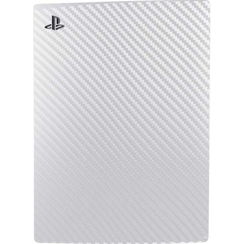 White Carbon Fiber Specialty Texture Material PS5 Digital Edition Bundle Skin